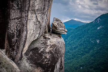 Image showing chimney rock at lake lure