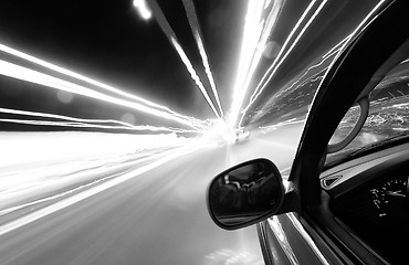 Image showing traveling at speed of light