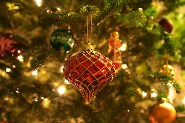 Image showing christmas tree ornaments