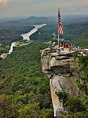 Image showing chimney rock overlook