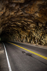 Image showing blue ridge parkway tunnel