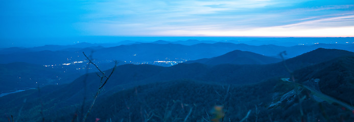 Image showing blue ridge parkway