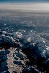 Image showing aerial of the rockies