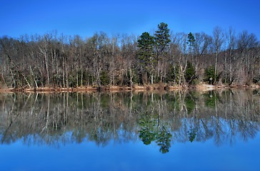 Image showing lake reflections