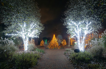 Image showing outdoor christmas decorations