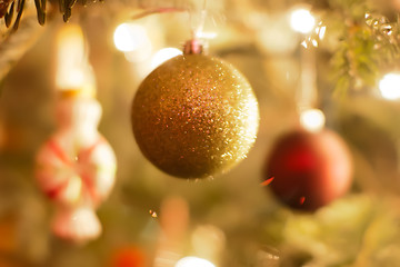 Image showing christmas tree ornaments