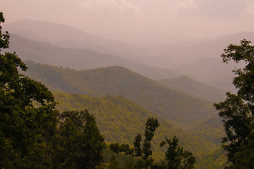 Image showing Appalachian Mountains from Mount Mitchell, the highest point in 