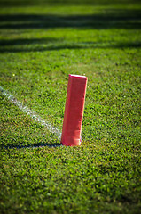 Image showing american football field marker