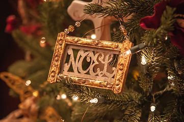 Image showing faith christmas tree decorations