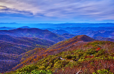 Image showing blue ridge parkway