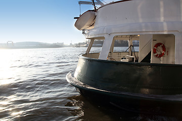 Image showing Stern of a seagoing vessel