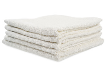Image showing Stack of towels