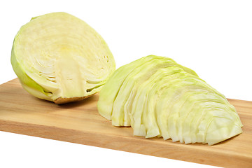 Image showing Cabbage on a board