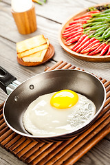 Image showing fried eggs