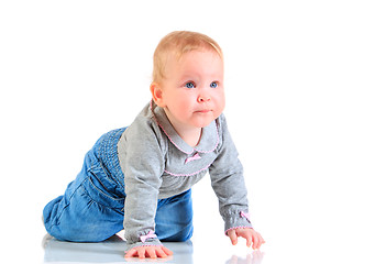 Image showing one years old baby girl