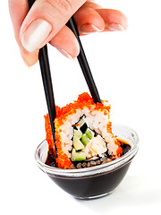 Image showing Sushi (California Roll)