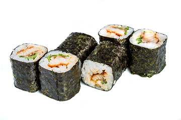 Image showing Sushi Roll on a white background