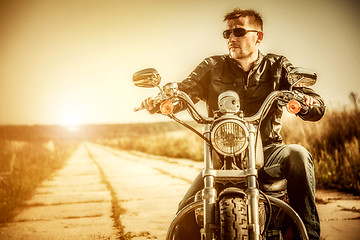 Image showing Biker