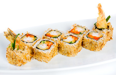 Image showing Sushi Roll on a white background