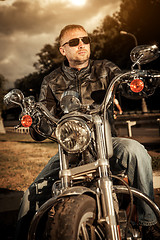 Image showing Biker