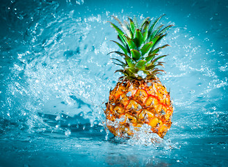 Image showing Fresh pineapple