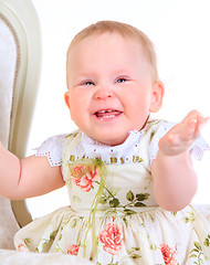 Image showing one years old baby girl