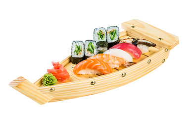 Image showing Sushi Roll on a white background