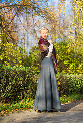 Image showing Young girl in the park