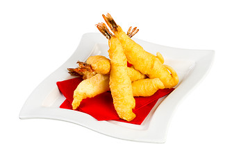 Image showing Prawns in batter