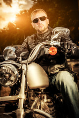 Image showing Biker