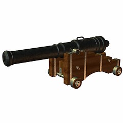 Image showing Naval Cannon