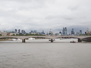 Image showing River Thames in London