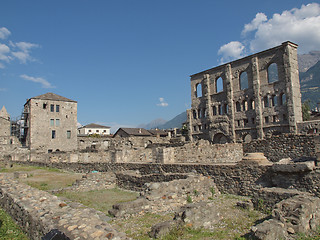 Image showing Roman Theatre Aosta