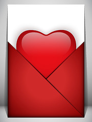 Image showing Valentine Day Heart Letter Love