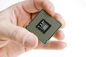 Image showing Processor in the hand