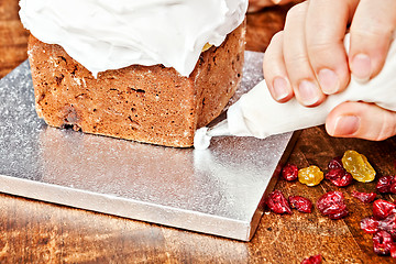 Image showing Pastry bag decoration