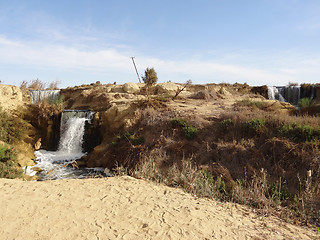 Image showing Wadi Elrayan waterfalls