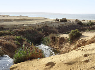 Image showing Wadi Elrayan waterfalls