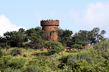 Image showing Historic Castle Shaped Guard Tower 
