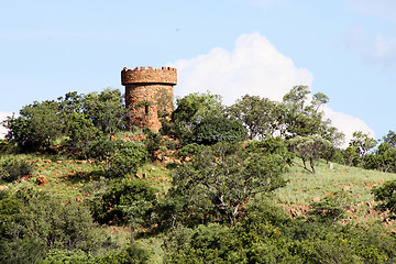 Image showing Historic Castle Shaped Guard Tower 