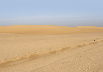 Image showing desert around Birket Qarun