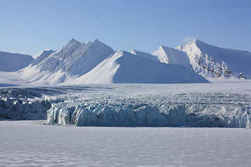 Image showing glacier front, Spitsbergen