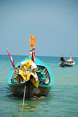 Image showing Tailboats on the sea