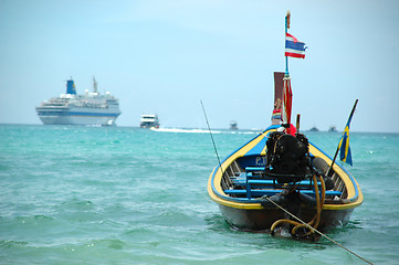 Image showing Tailboat and Cruise