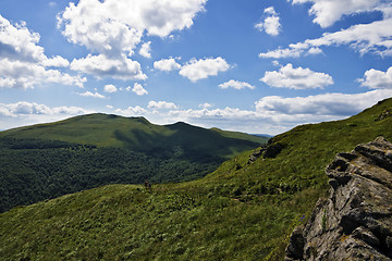 Image showing Carpathians mountains panoramic