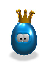 Image showing egg with crown