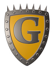 Image showing shield with letter