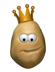 Image showing potato with crown