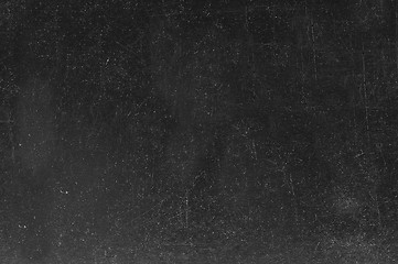 Image showing Blackboard / chalkboard texture. Empty blank black chalkboard with chalk traces 