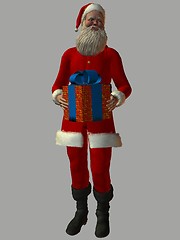 Image showing Santa Claus 3D